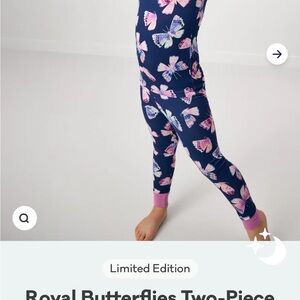 Little Sleepies Butterfly Pajama Set 5/6T